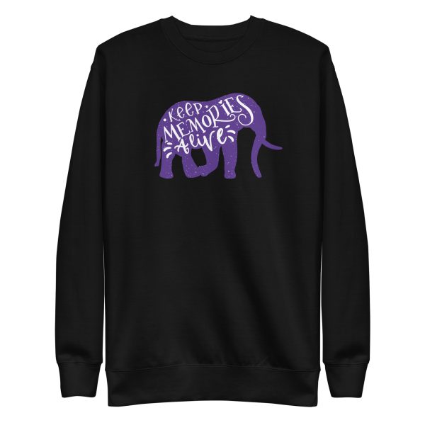 unisex-premium-sweatshirt-black-front-6a197d336516a.jpg Keep Memories Alive Sweatshirt