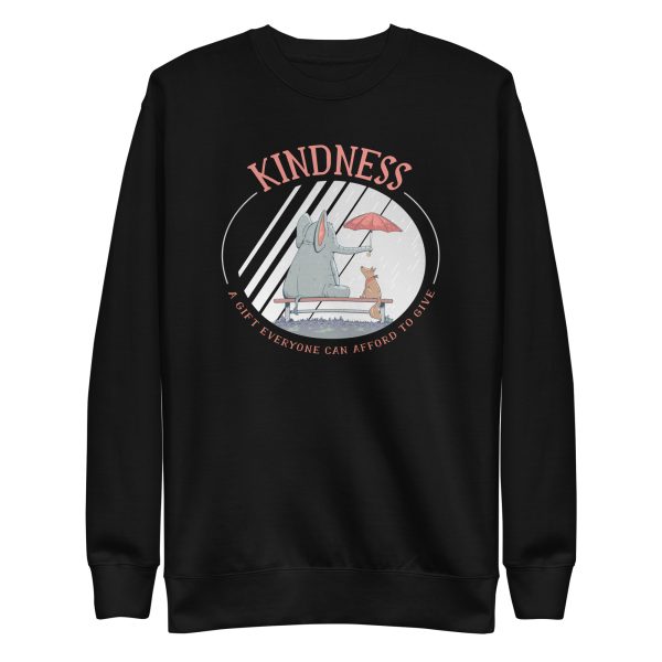 unisex-premium-sweatshirt-black-front-6a1980e1ec536.jpg Kind Animals Sweatshirt