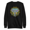unisex-premium-sweatshirt-black-front-6a19845b86470.jpg Colorful Mandala Elephant Sweatshirt
