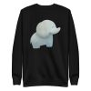 unisex-premium-sweatshirt-black-front-6a1984a63b172.jpg Cute Elephant Sweatshirt