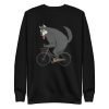 unisex-premium-sweatshirt-black-front-6a1988ef549c0.jpg Black Wolf Bike Sweatshirt