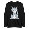 unisex-premium-sweatshirt-black-front-6a198e0c31ff0.jpg Cute Wolf Sweatshirt