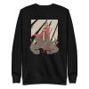unisex-premium-sweatshirt-black-front-6a198efd5d9dc.jpg Red Hood Wolf Sweatshirt