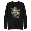 unisex-premium-sweatshirt-black-front-6a1ac86093ca1.jpg Skater Werewolf Sweatshirt