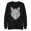 unisex-premium-sweatshirt-black-front-6a1ac9ff769bd.jpg Wolf Face Mask Sweatshirt