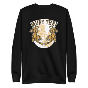 unisex-premium-sweatshirt-black-front-6a1acc43a4821.jpg Muay Thai Tigers Sweatshirt