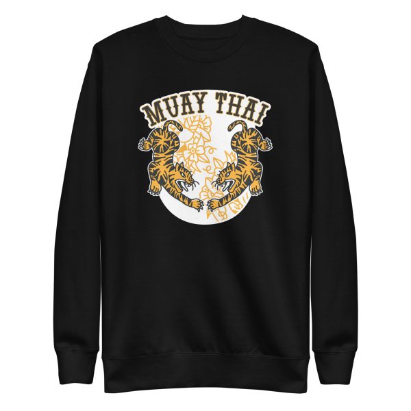unisex-premium-sweatshirt-black-front-6a1acc43a4821.jpg Muay Thai Tigers Sweatshirt