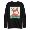 unisex-premium-sweatshirt-black-front-6a1acfb6e415a.jpg Deer Tiger Sweatshirt