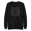 unisex-premium-sweatshirt-black-front-6a1ad1277171b.jpg Tiger Mandala Sweatshirt
