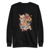 unisex-premium-sweatshirt-black-front-6a1ad1b06ff88.jpg Abstract Tiger Sweatshirt