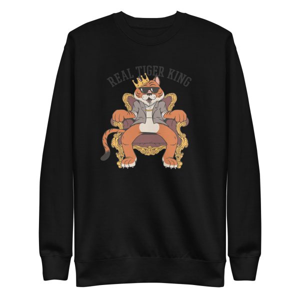 unisex-premium-sweatshirt-black-front-6a1ad249cef73.jpg Real Tiger King Sweatshirt