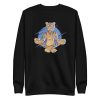 unisex-premium-sweatshirt-black-front-6a1ad2a61eeaf.jpg Meditating Tiger Sweatshirt
