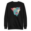 unisex-premium-sweatshirt-black-front-6a1adaca02e70.jpg Gorilla Pizza Sweatshirt