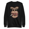 unisex-premium-sweatshirt-black-front-6a1adb5a2d36b.jpg Gorilla Smoking Sweatshirt