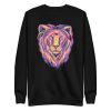 unisex-premium-sweatshirt-black-front-6a1af25592631.jpg Colorful Lion Sweatshirt