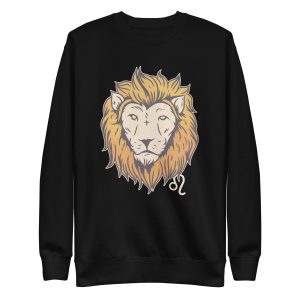unisex-premium-sweatshirt-black-front-6a1af59a92447.jpg Leo Zodiac Sweatshirt