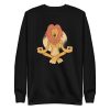 unisex-premium-sweatshirt-black-front-6a1b00708048d.jpg Yoga Lion Sweatshirt