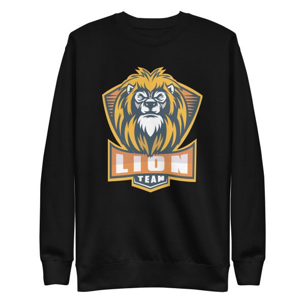 unisex-premium-sweatshirt-black-front-6a1b0161ce9d0.jpg Lion Team Sweatshirt