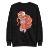 unisex-premium-sweatshirt-black-front-6a1b024a4c0cb.jpg Chinese Rat Lion Dancer Sweatshirt
