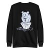 unisex-premium-sweatshirt-black-front-6a1bc8976ca83.jpg Polar Bear Alone Sweatshirt