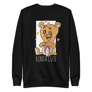 unisex-premium-sweatshirt-black-front-6a1bde8c7693d.jpg Cute Teddy Bear Sweatshirt
