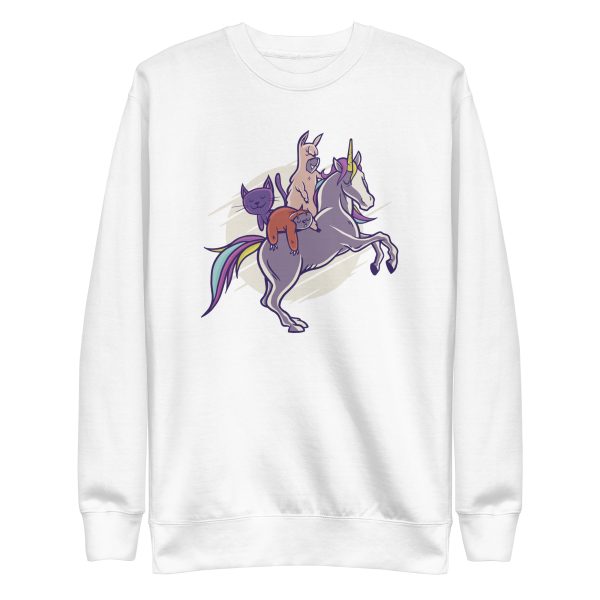 unisex-premium-sweatshirt-white-front-6a15ac10de3cd.jpg Cute Animals Sweatshirt