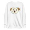 unisex-premium-sweatshirt-white-front-6a1652fab70ad.jpg Cute Morkie Dog Sweatshirt