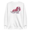 unisex-premium-sweatshirt-white-front-6a165eebe889c.jpg Cute Dog Ragnar Sweatshirt