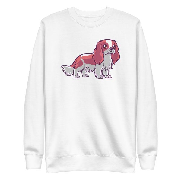 unisex-premium-sweatshirt-white-front-6a165eebe889c.jpg Cute Dog Ragnar Sweatshirt