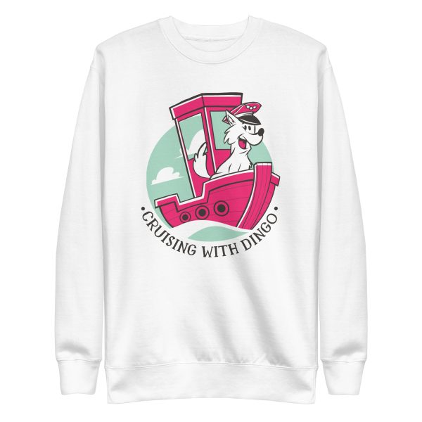 unisex-premium-sweatshirt-white-front-6a168995ef0ef.jpg Dog Captain Sweatshirt