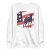 unisex-premium-sweatshirt-white-front-6a168b030dde8.jpg Dog American Flag Sweatshirt