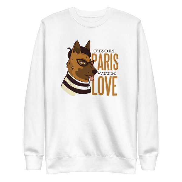 unisex-premium-sweatshirt-white-front-6a168d999c29a.jpg Paris German Shepherd Sweatshirt