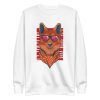 unisex-premium-sweatshirt-white-front-6a168f0272629.jpg German Shepherd Glasses Sweatshirt