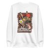 unisex-premium-sweatshirt-white-front-6a168fead0b2e.jpg Hello Summer Dog Sweatshirt