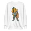 unisex-premium-sweatshirt-white-front-6a16931e30781.jpg Drinking Dachshund Dog Sweatshirt