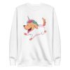 unisex-premium-sweatshirt-white-front-6a1694204bea6.jpg Unicorn Dog Sweatshirt