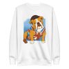 unisex-premium-sweatshirt-white-front-6a16c660d478c.jpg British Bulldog Sweatshirt