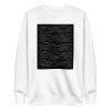 unisex-premium-sweatshirt-white-front-6a16d1e7d7b90.jpg Doodle Lined Cats Sweatshirt