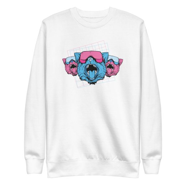 unisex-premium-sweatshirt-white-front-6a16db5abe650.jpg Virtual Cats Sweatshirt