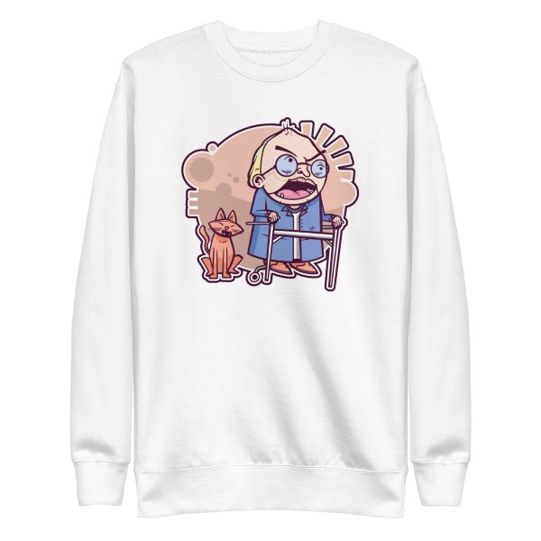 unisex-premium-sweatshirt-white-front-6a16dd3babf37.jpg Grumpy Grandpa Sweatshirt