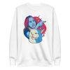 unisex-premium-sweatshirt-white-front-6a16e02f42b13.jpg Screaming Lady Meme Sweatshirt