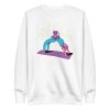 unisex-premium-sweatshirt-white-front-6a16e51bad0de.jpg Meow Yoga Sweatshirt