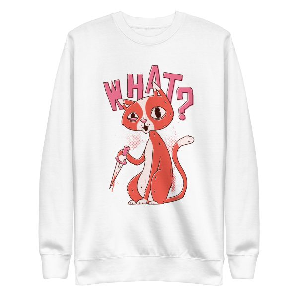 Cat With Knife Sweatshirt