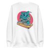 unisex-premium-sweatshirt-white-front-6a16f583a9d76.jpg DJ Cat Sweatshirt