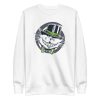 unisex-premium-sweatshirt-white-front-6a16f5d6b86fc.jpg Crazy Creepy Cat Sweatshirt