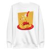 unisex-premium-sweatshirt-white-front-6a16f88c46684.jpg Pasta Cat Sweatshirt