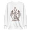 unisex-premium-sweatshirt-white-front-6a179cde9b4bb.jpg Evil Cat Sweatshirt