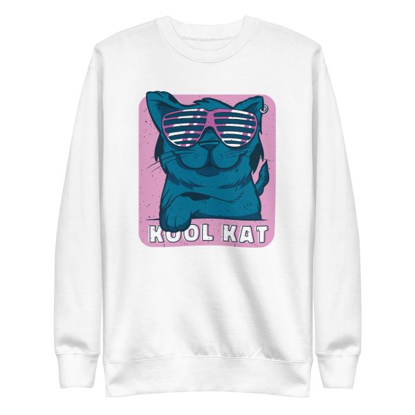 unisex-premium-sweatshirt-white-front-6a17a573ae1a2.jpg Kool Kat Sweatshirt