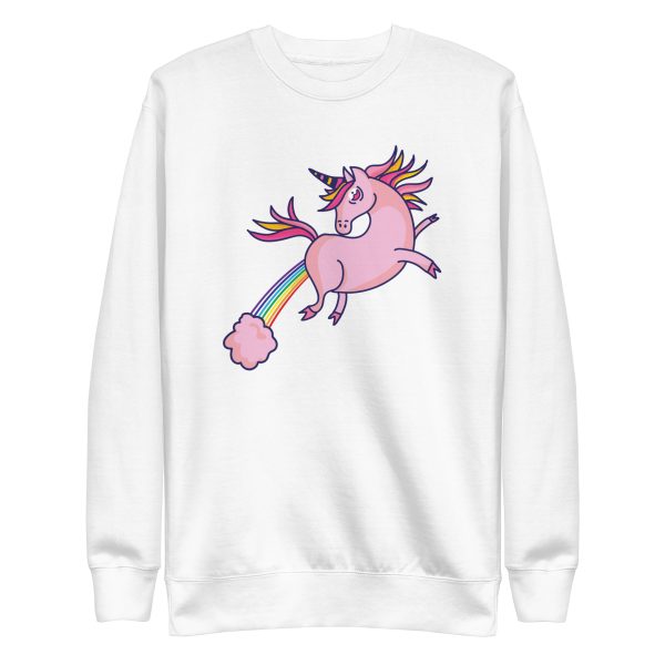 Pink Unicorn Flying Sweatshirt