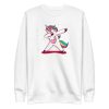 unisex-premium-sweatshirt-white-front-6a17aae71a363.jpg Unicorn Dabbing Sweatshirt